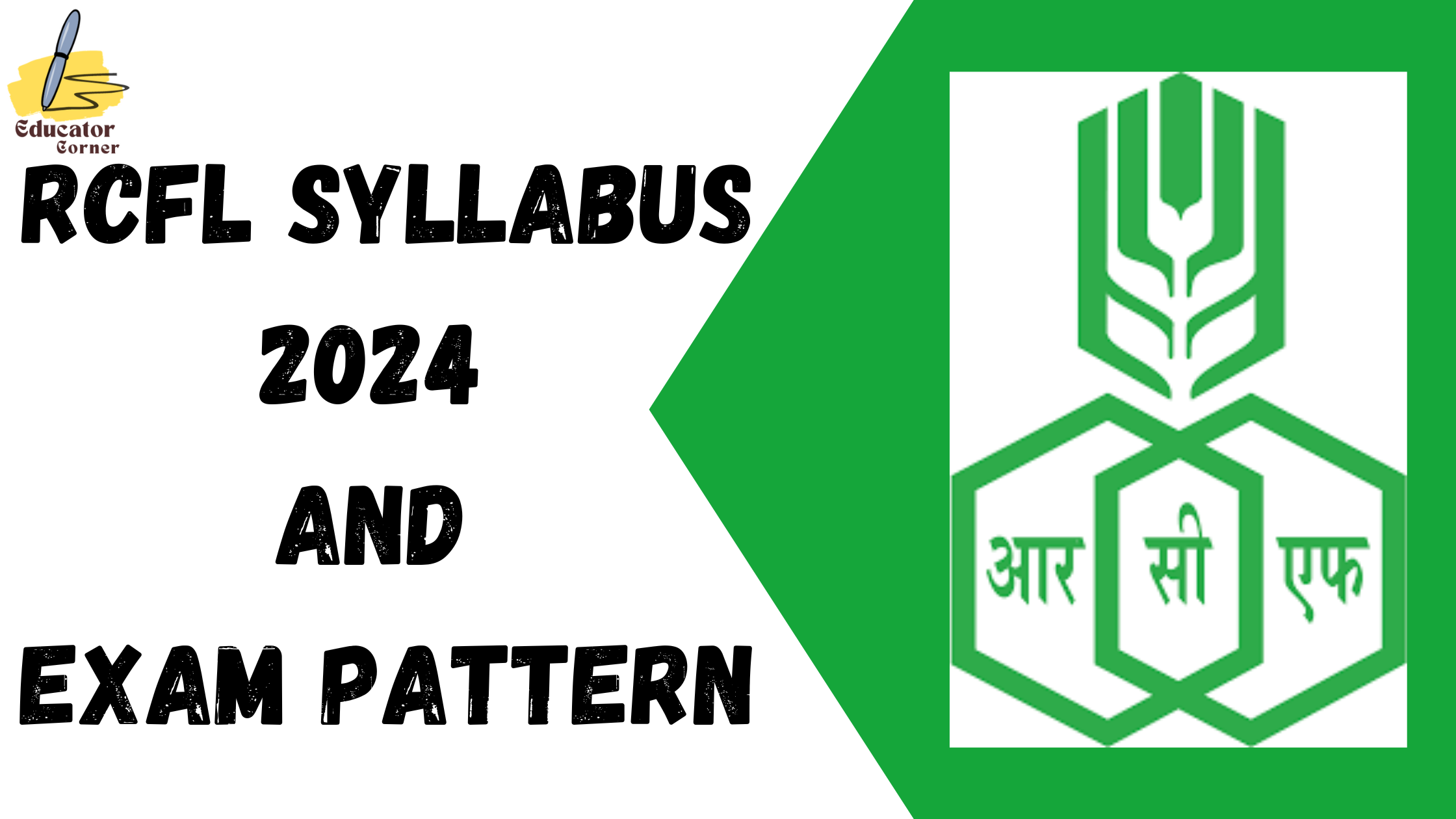 RCFL Syllabus 2024 and Exam Pattern